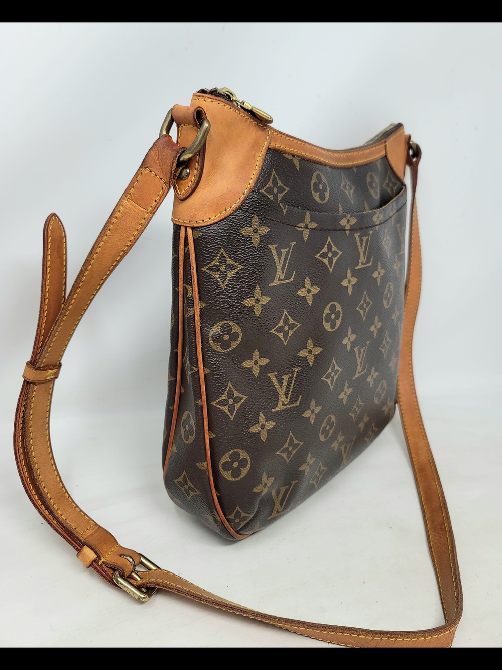 Louis Vuitton Odeon PM Monogram Canvas Shoulder Crossbody Bag Authentic CA4038 - Picture 2 of 13